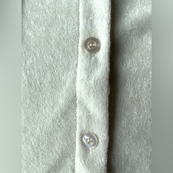 Pretty Little Thing - Cream Toweling Oversized Shirt - Size 0 - Picture 9 of 11